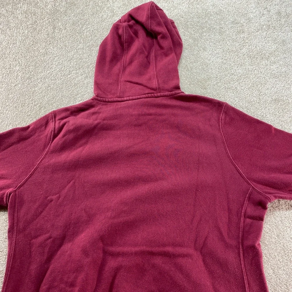 Nike Sweater Mens Size Large Alpharetta Basketball Hoodie‎ Maroon Pullover